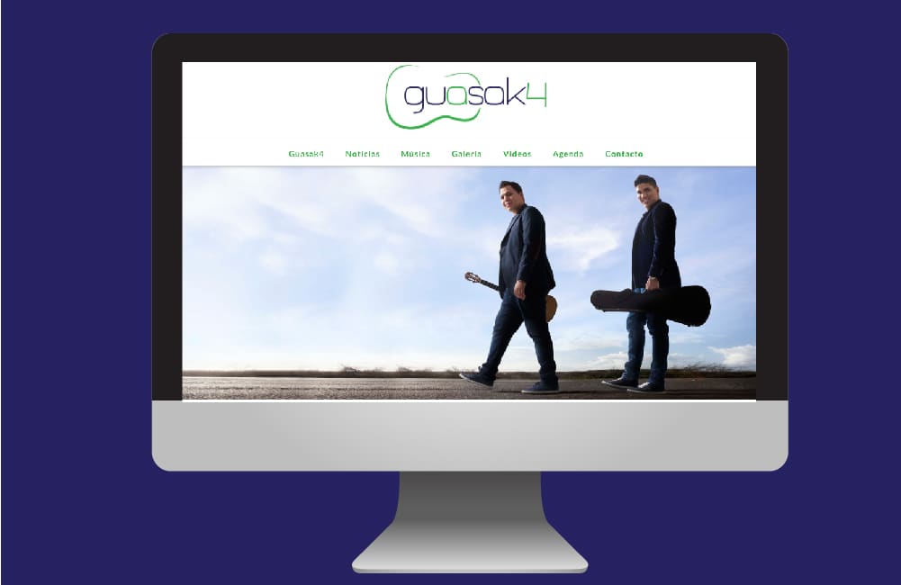 Guasak4 branding webpage