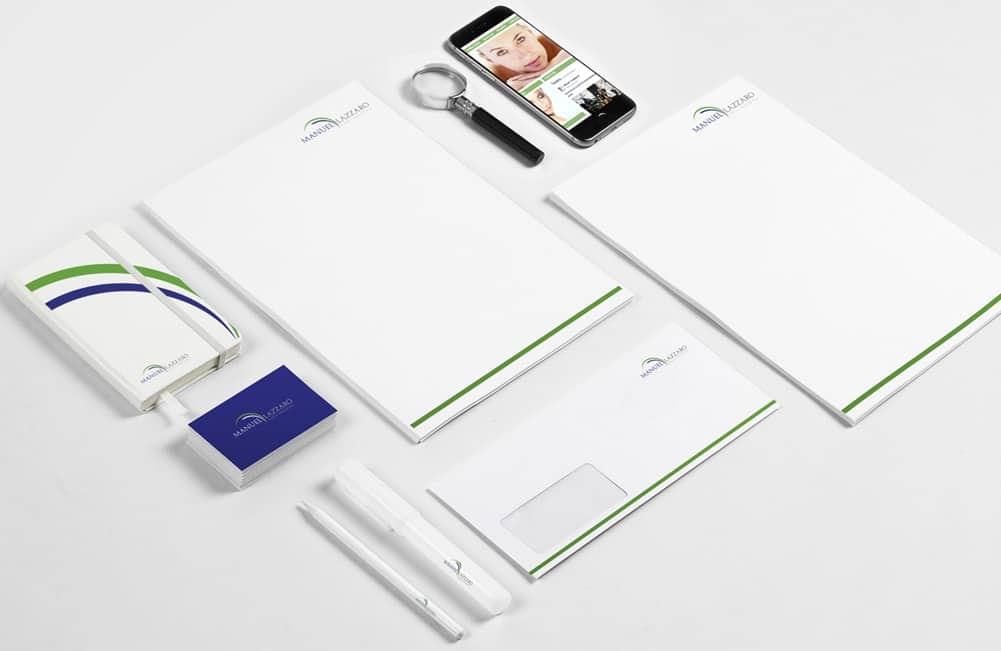 Dr. Manuel Lazzaro Identity branding logo design Fabi Paolini