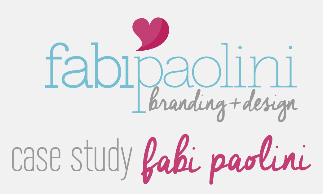 Fabi Paolini Branding + Logo Design Logo Evolution Brand