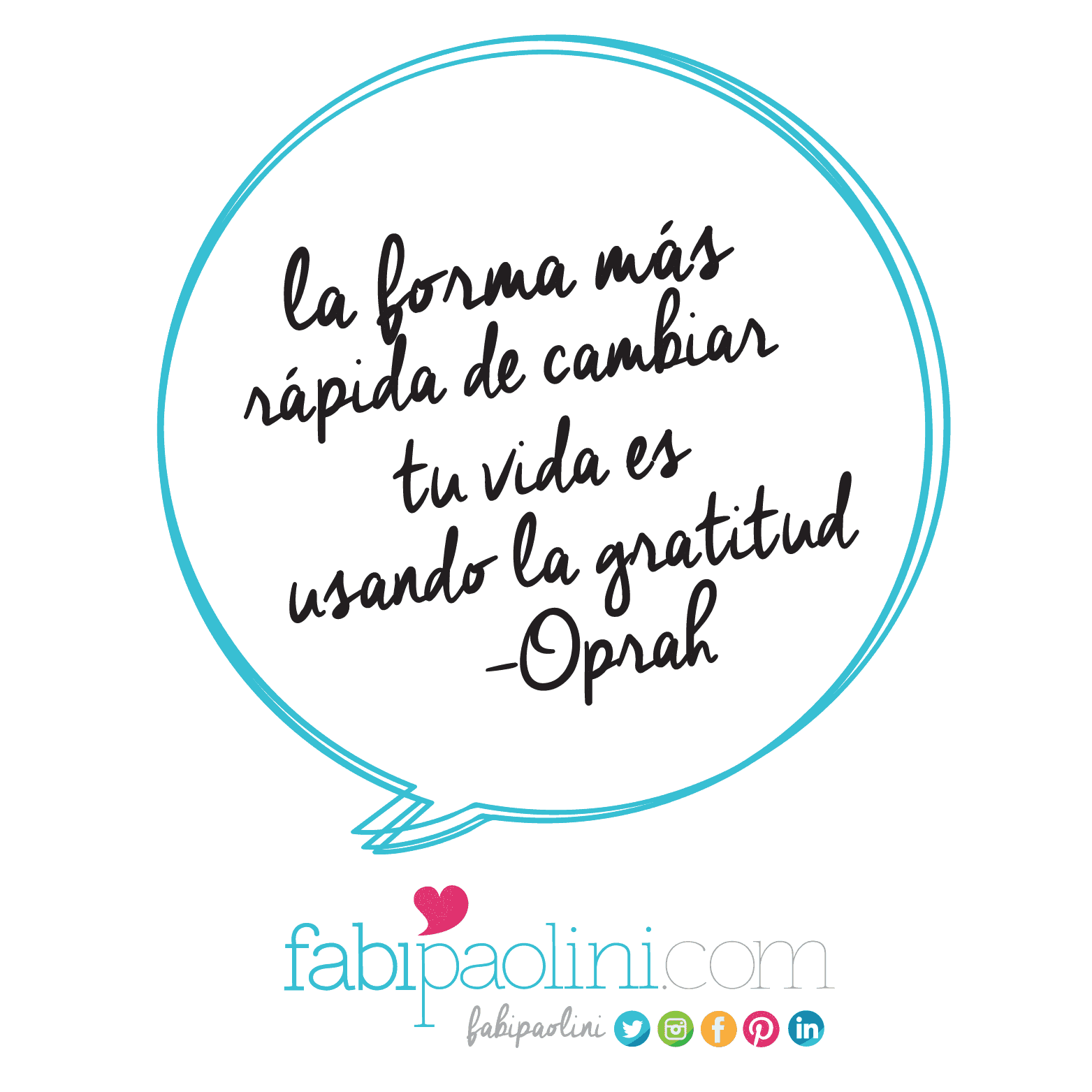 La forma más rápida de cambiar tu vida es usando la gratitud Oprah