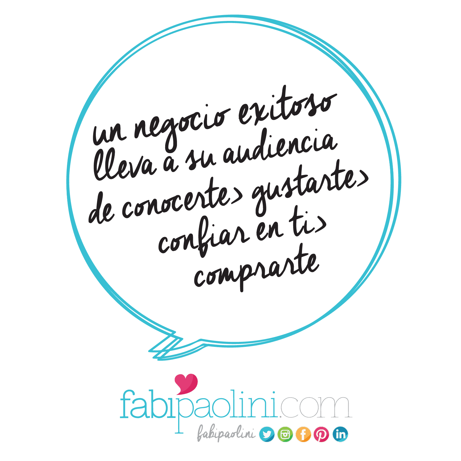 Un negocio exitoso lleva a tu audiencia de conocerte a gustarte a confiar en ti a comprarte