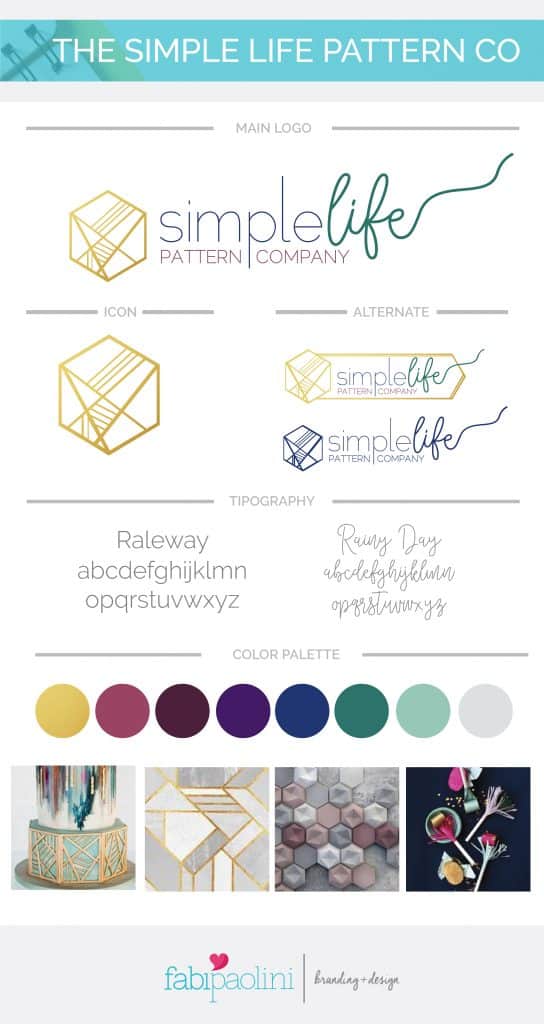 The Simple Life Pattern Company | Rebranding | Branding strategy | Web Design | ecommerce | Fabi Paolini