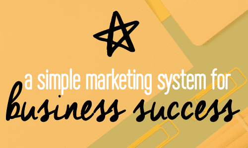 A simple marketing system for business success. 5 steps to improving your marketing and sales funnel. Entrepreneurs. Fabi Paolini Branding, brand strategy and design. Business coaching
