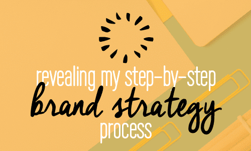 My complete step-by-step brand strategy process I use to build successful brands that attracts. Fabi Paolini Brand strategy and design