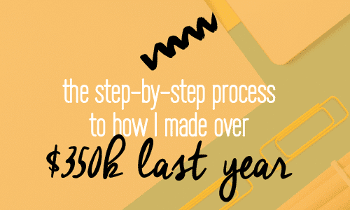 The step-by-step process to how I made over $350,000 last year with my online business. Includes a checklist with 12 steps to build your own online success as a brand. Fabi Paolini