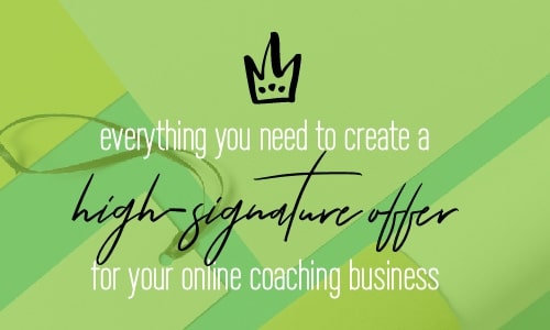 Everything you need to create a high-ticket signature offer for your online based service business while increasing your income | Fabi Paolini Brand Strategy Online Business Coach