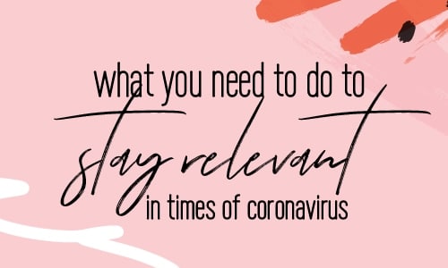 Three things to take into account as a business in order to stay relevant during times of Coronavirus and generate more sales online. Fabi Paolini Online business coach