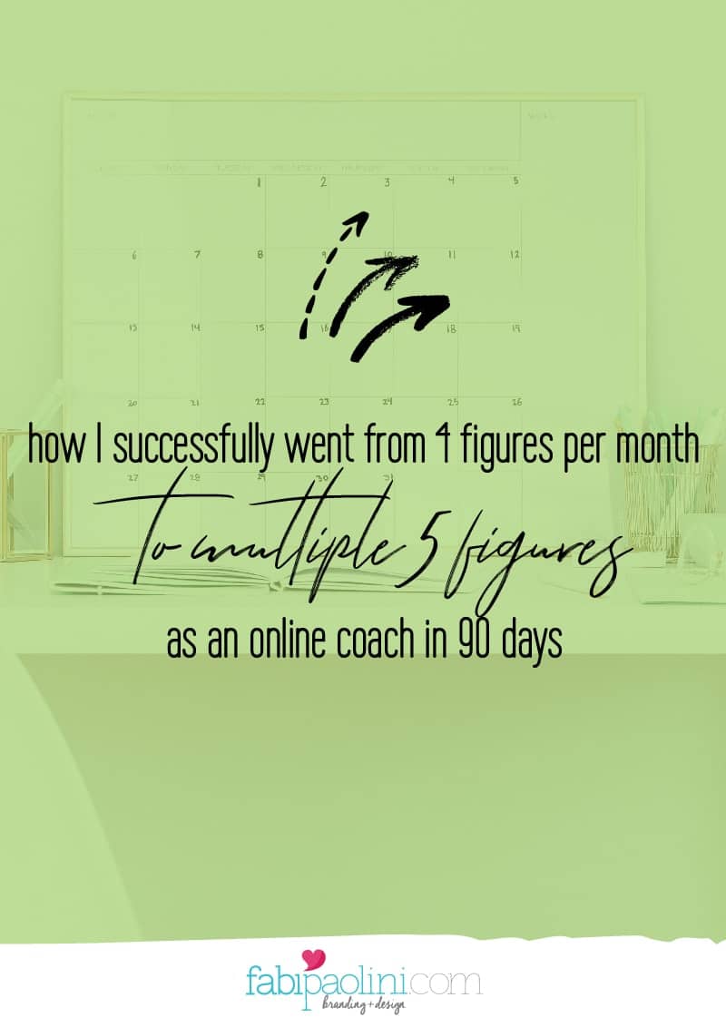 successfully grow business from 4 figures to multiple 5 figures online as a coach fabi paolini