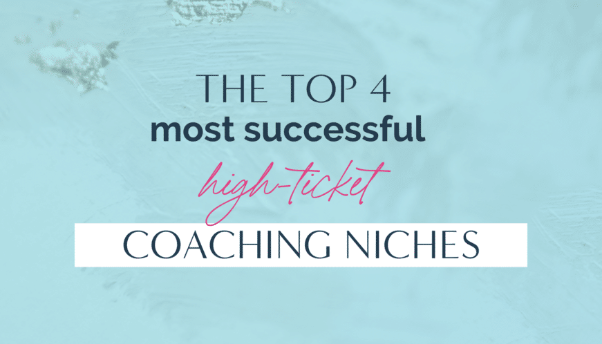 High ticket coaching niches to take into account as you build a successful online coaching business (Wealth, Health, Relationship and More) | Fabi Paolini Brand Strategy