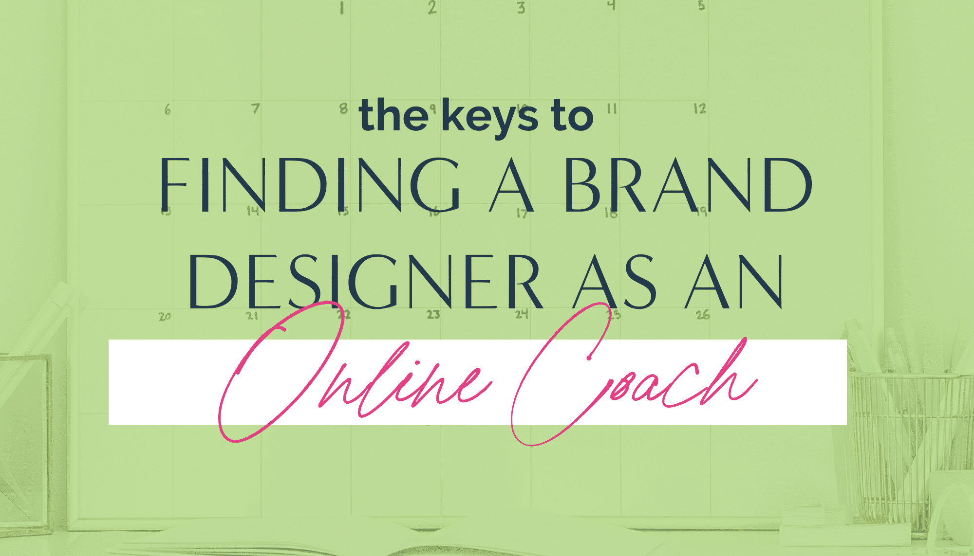 Finding a brand designer as an online coach here are the keys | Brand strategy and design Fabi Paolini