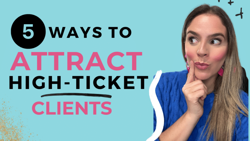 5 strategies to attract high-ticket clients into coaching business by Fabi Paolini