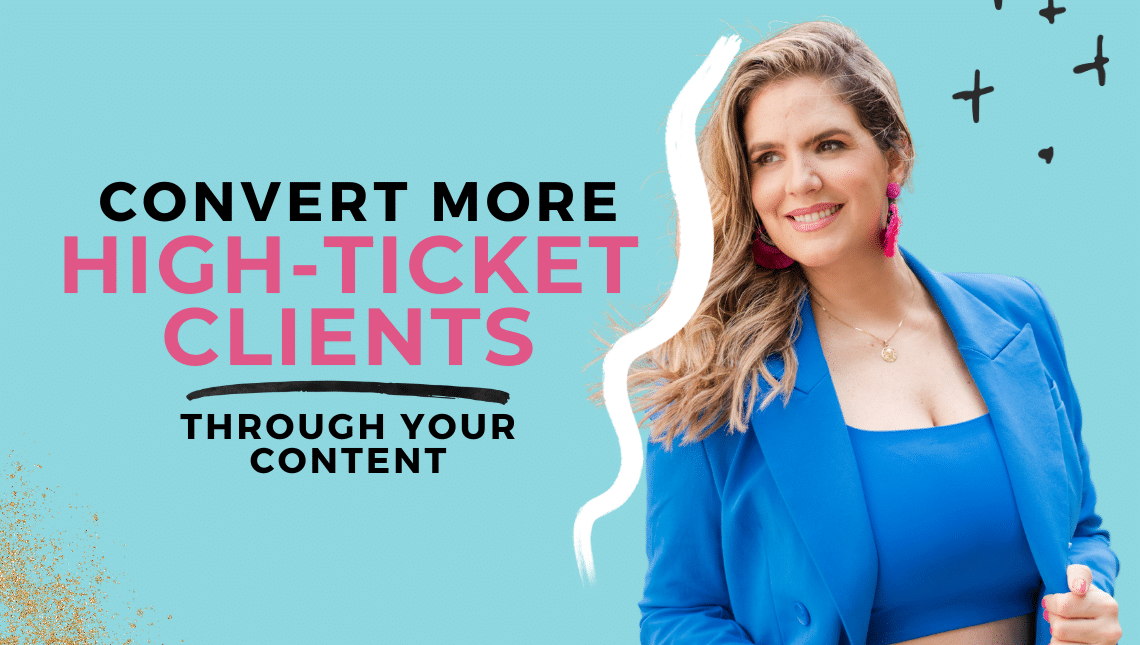 Uncover the 3 secrets to convert high-ticket coaching clients and how to get more of your ideal audience to buy | Fabi Paolini Brand Strategy